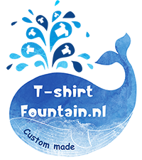 t-shirt fountain logo, tshirtdesign, textielshop, custom made shirts