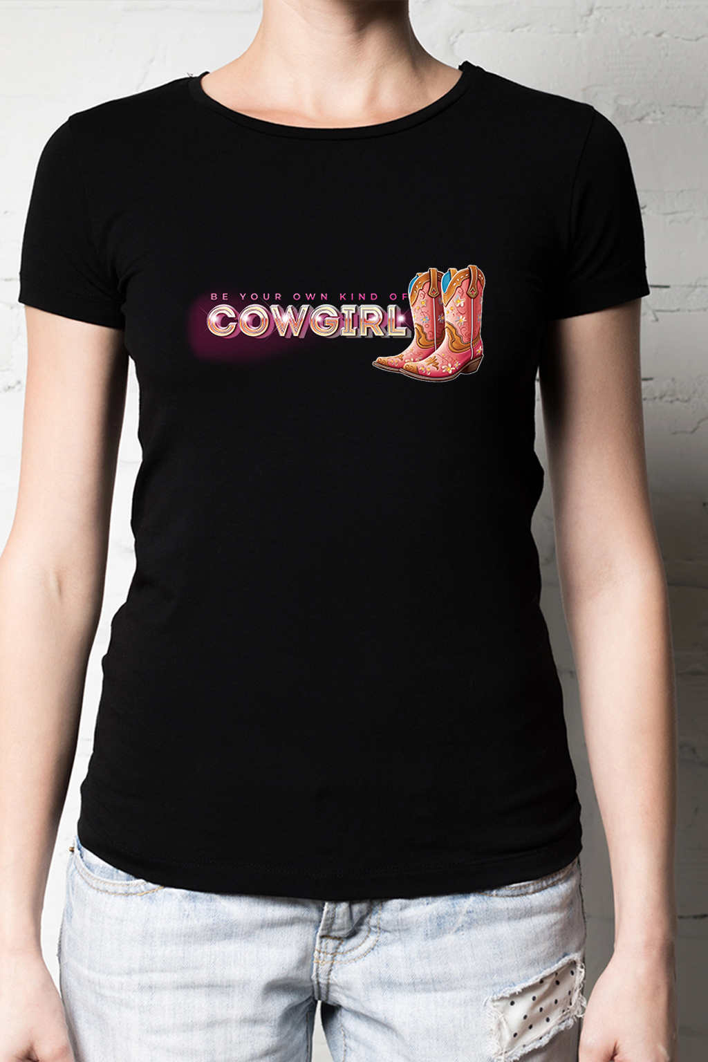 Be Your Own Kinda Cowgirl, T-shirtfountain.nl, Cowgirl