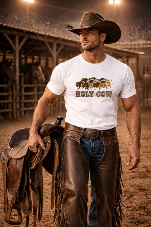 Holy Cow, T-shirtfountain.nl, Cowboy, Cowgirl, Quotes