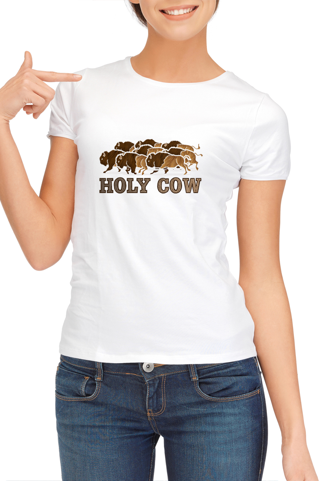 Holy Cow, T-shirtfountain.nl, Cowboy, Cowgirl, Quotes