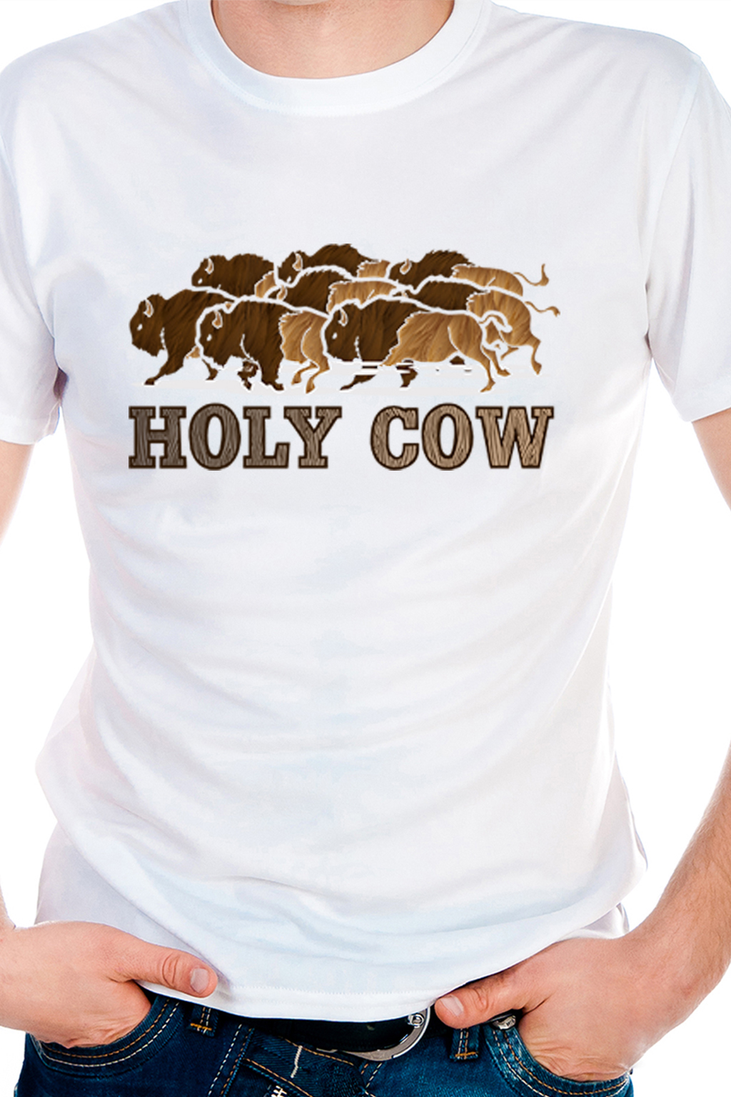 Holy Cow, T-shirtfountain.nl, Cowboy, Cowgirl, Quotes