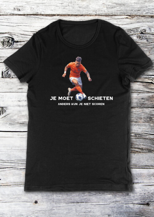 Je moet wel schieten, T-shirtfountain.nl