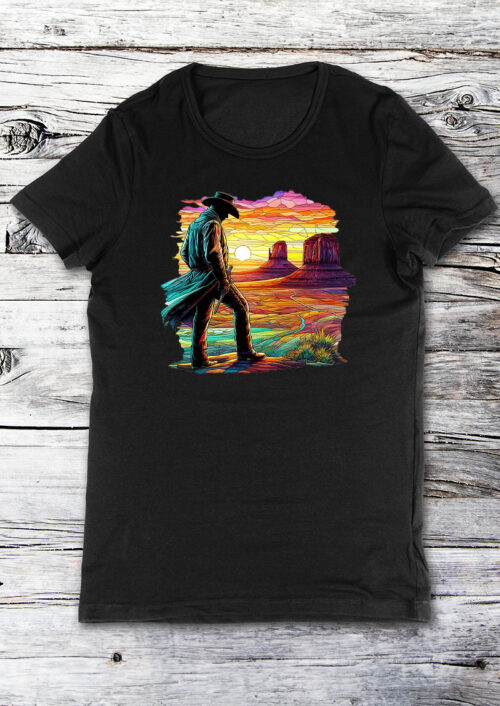 Sunset Cowboy, T-shirtfountain.nl
