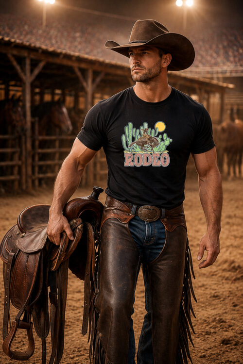 Rodeo Bucking Horse, T-shirtfountain.nl, Rodeo, Western Riding