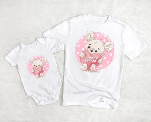 grote zus, t-shirtfountain.nl, baby, babykleding, rompers