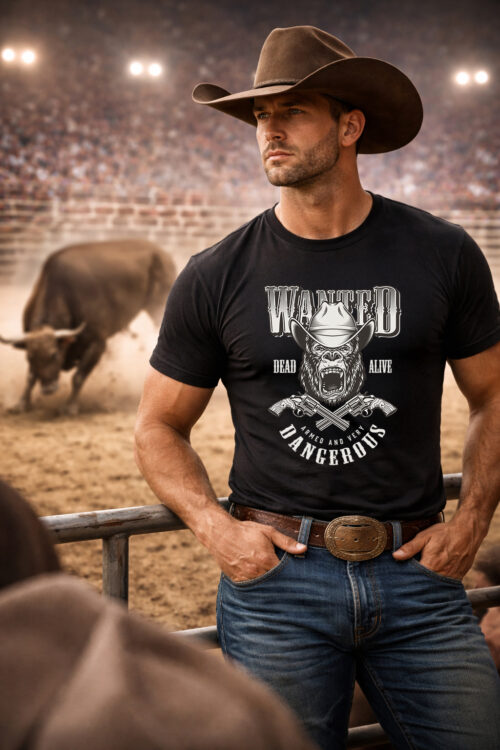 Armed and Dangerous, Lifestyle, Western, rodeo, T-shirtfountain.nl, Cowboy, Cowgirl, Quotes