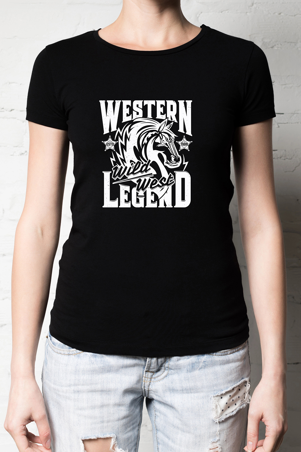 Western Legend, Lifestyle, Western, rodeo, T-shirtfountain.nl, Cowboy, Cowgirl, Quotes
