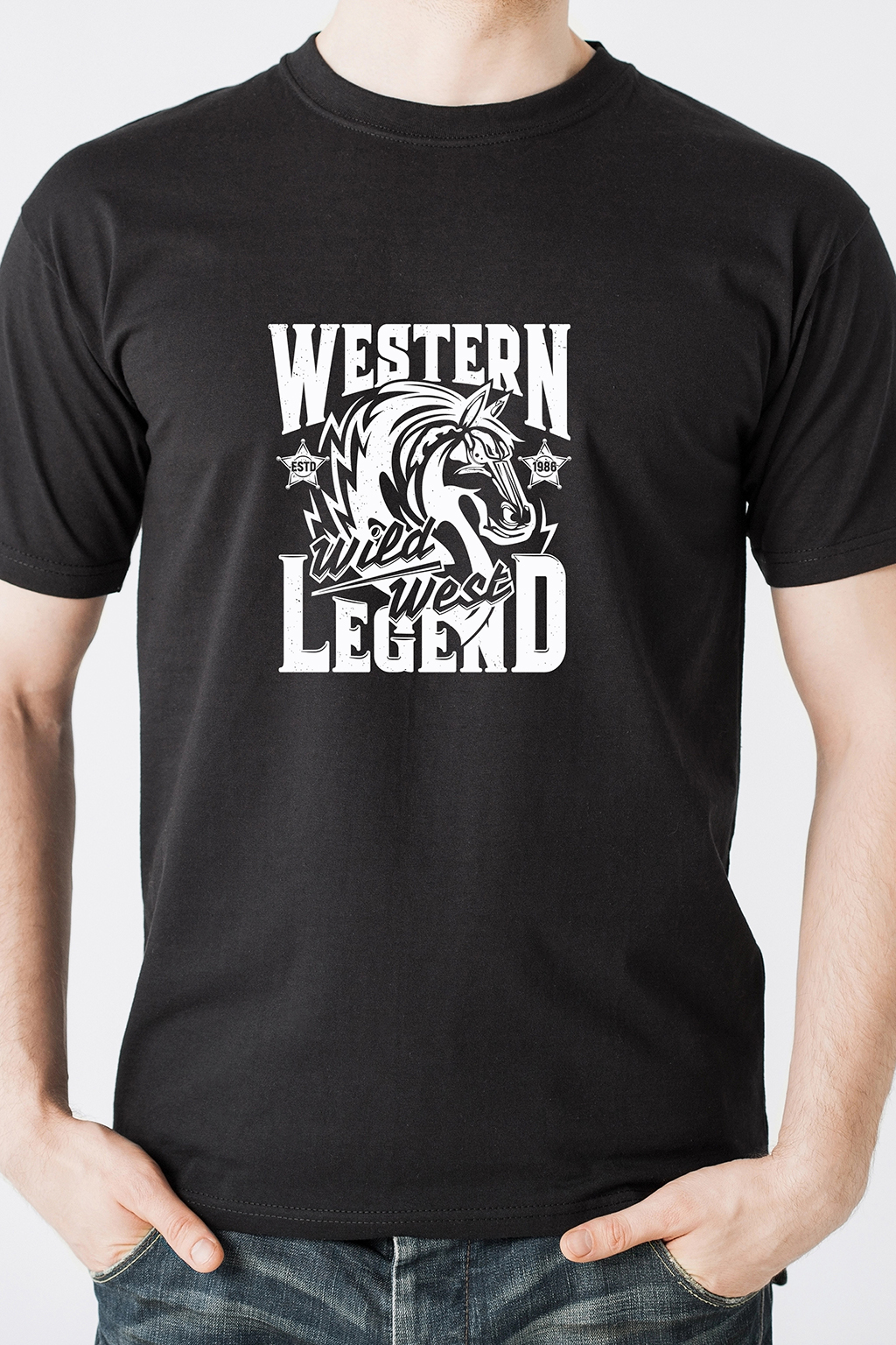 Western Legend, Lifestyle, Western, rodeo, T-shirtfountain.nl, Cowboy, Cowgirl, Quotes