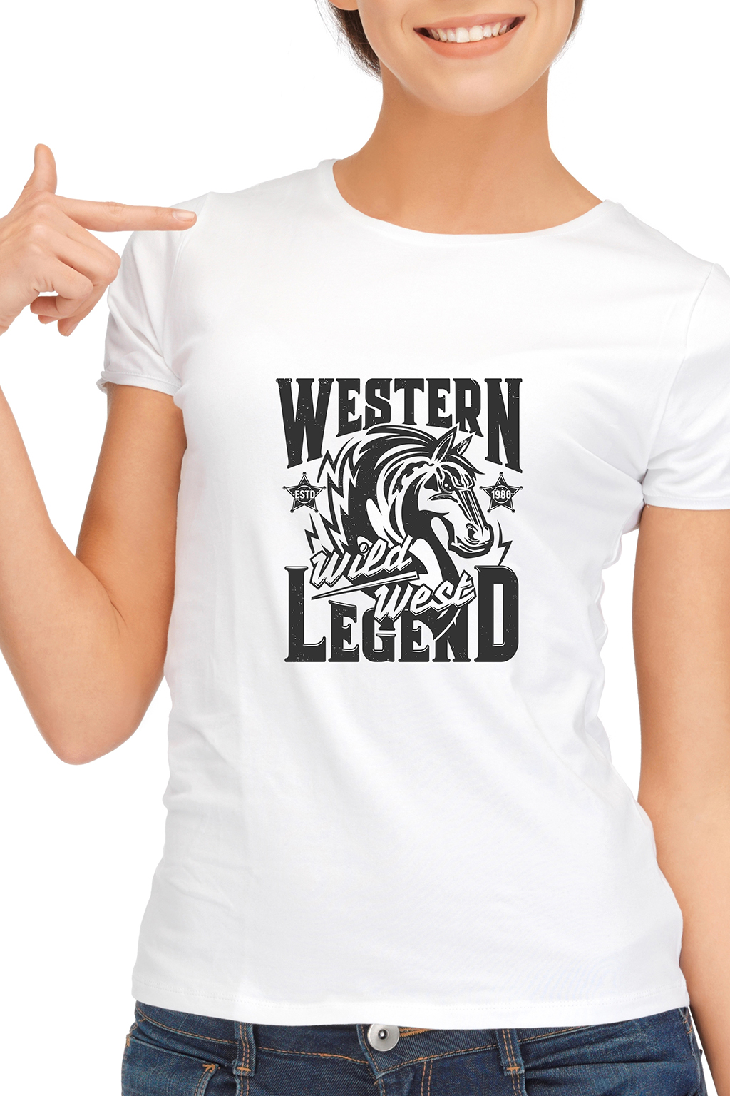 Western Legend, Lifestyle, Western, rodeo, T-shirtfountain.nl, Cowboy, Cowgirl, Quotes