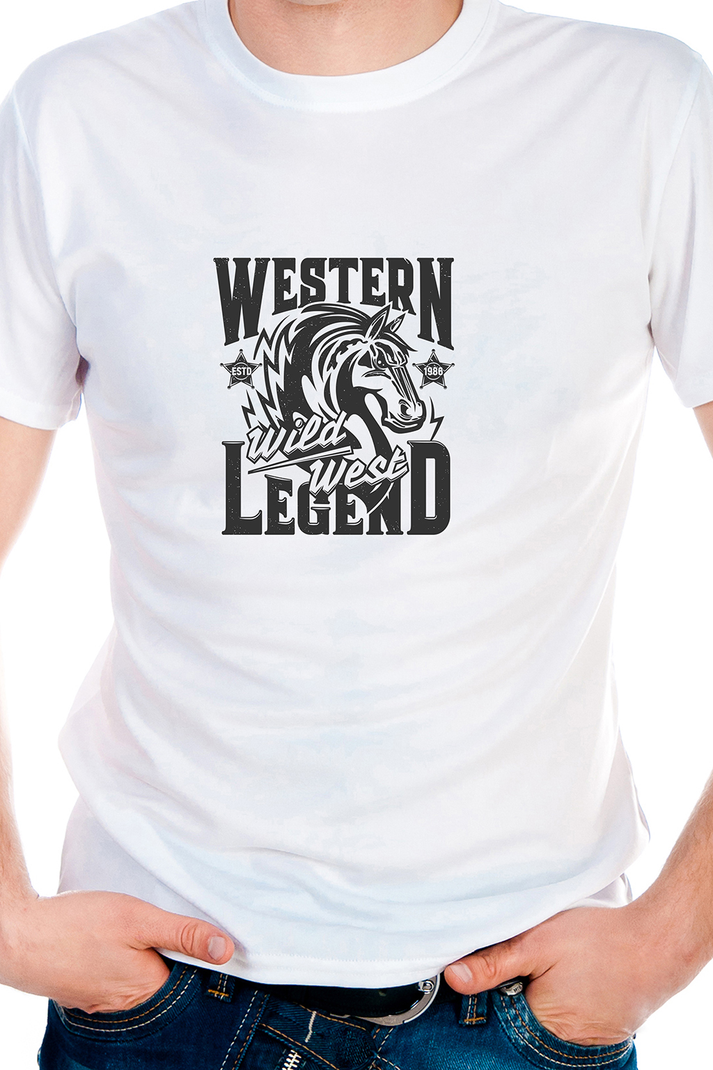 Western Legend, Lifestyle, Western, rodeo, T-shirtfountain.nl, Cowboy, Cowgirl, Quotes