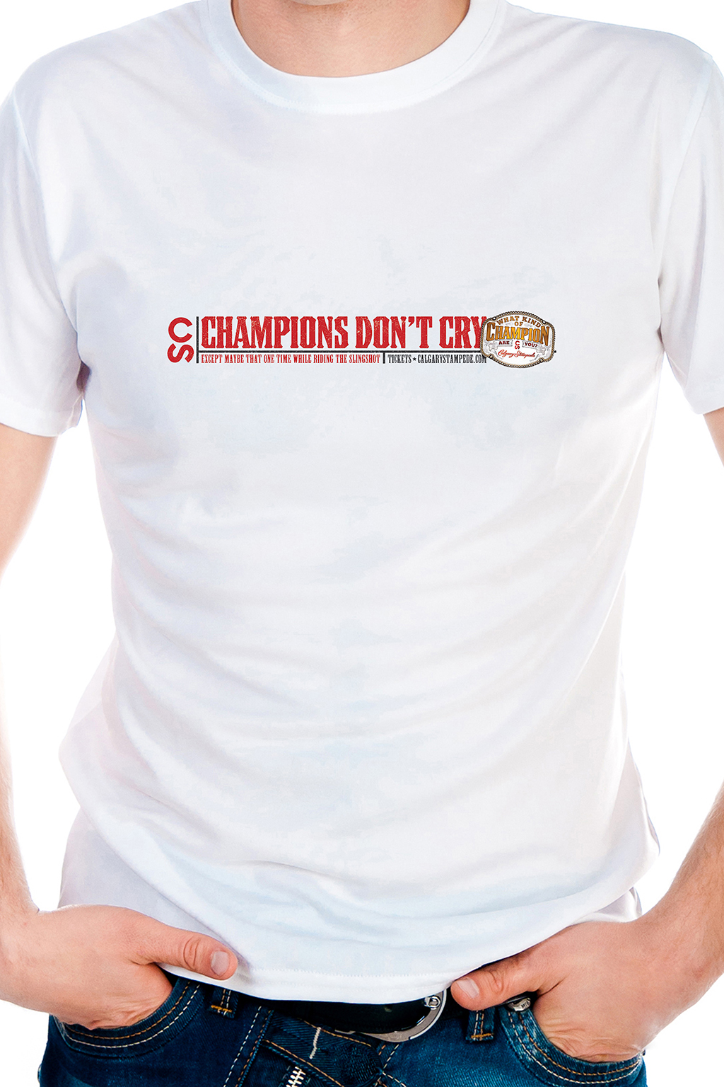Champions don't Cry, Lifestyle, Western, rodeo, T-shirtfountain.nl, Cowboy, Cowgirl, Quotes