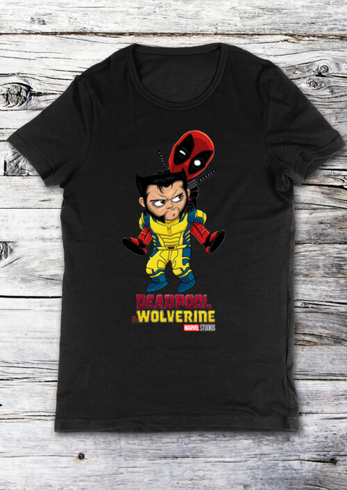Deadpool-Wolverine, T-shirtfountain.nl, T-shirts bedrukken, marvel, deadpool, wolverine