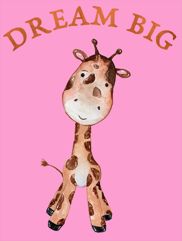 dream big bubblegum pink