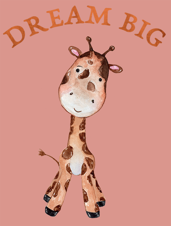 dream big dusty rose