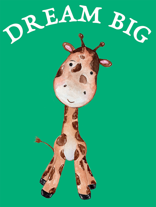 dream big kelly green