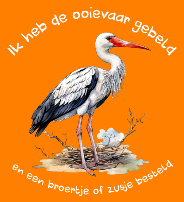 ooievaar oranje