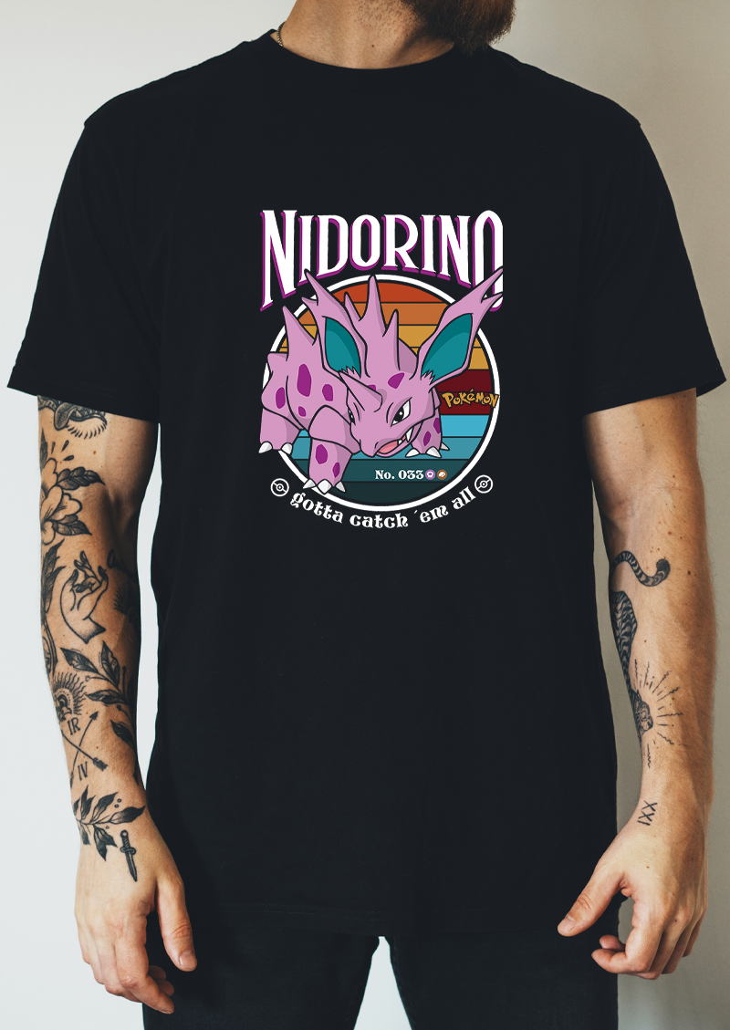 P33 - Nidorino, Pokémon, Gotta Catch 'm All, T-shirtfountain.nl