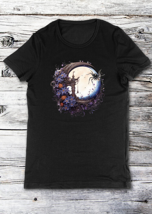 Spider Moon, Halloween, T-shirtfountain