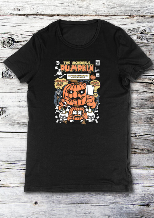 The incredible Pumpkin, halloween, T-shirtfountain.nl