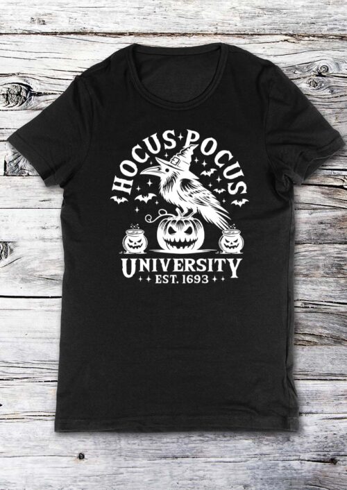 Hocus Pocus University, halloween, T-shirtfountain.nl
