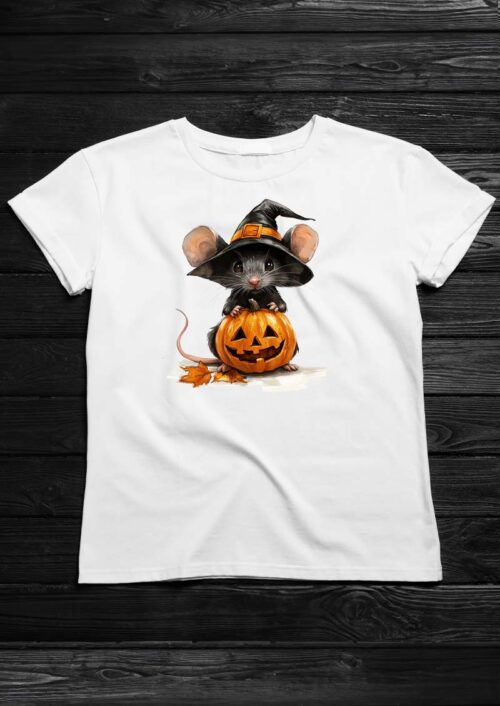 Pumpkin Mouse, Halloween, T-shirtfountain.nl