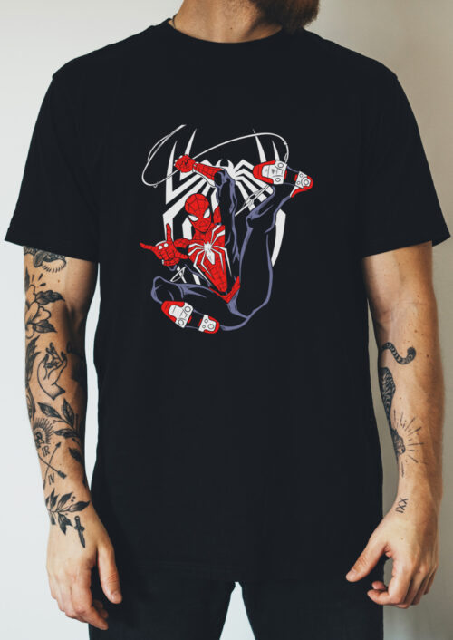 Incoming!, superheroes, spiderman, t-shirtfountain.nl