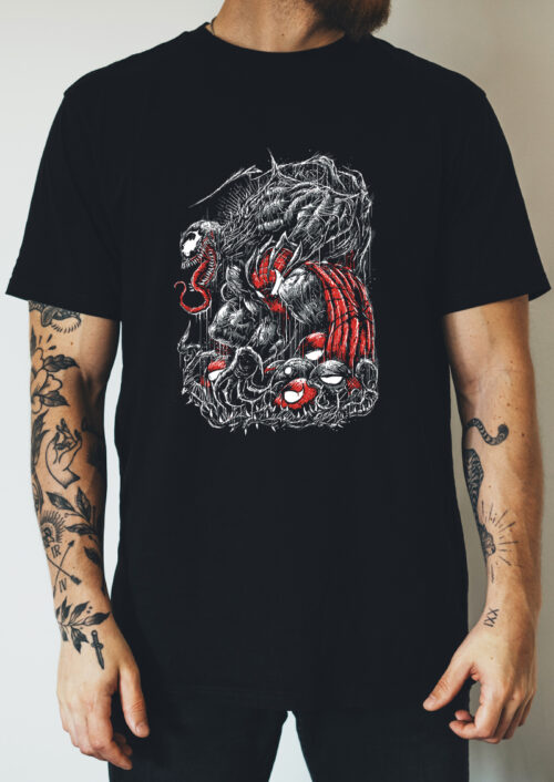 Venom Scene, marvel, spiderman, venom, t-shirtfountain.nl
