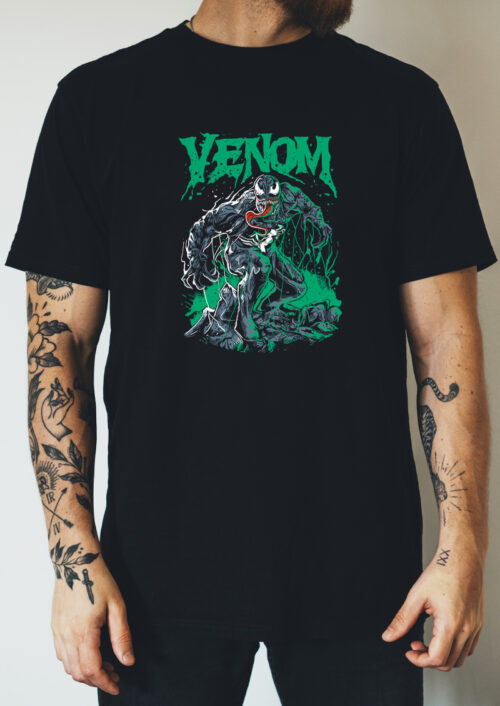 Venom Green, marvel, superheroes, spiderman, t-shirtfountain.nl