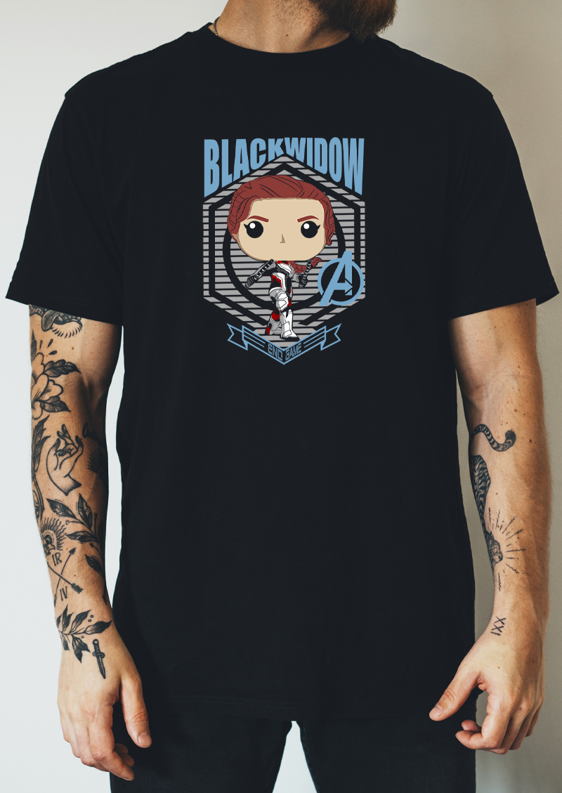 Black Widow, Marvel, Superheroes, T-shirtfountain.nl, T-shirtbedrukken