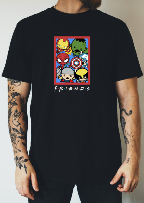 Friends, Guardians of the Galaxy, Marvel, Superheroes, T-shirtfountain.nl, T-shirtbedrukken