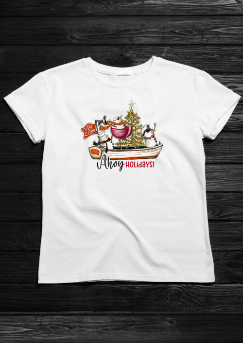 Ahoy Holidays, T-shirtfountain.nl, t-shirts bedrukken, kerst