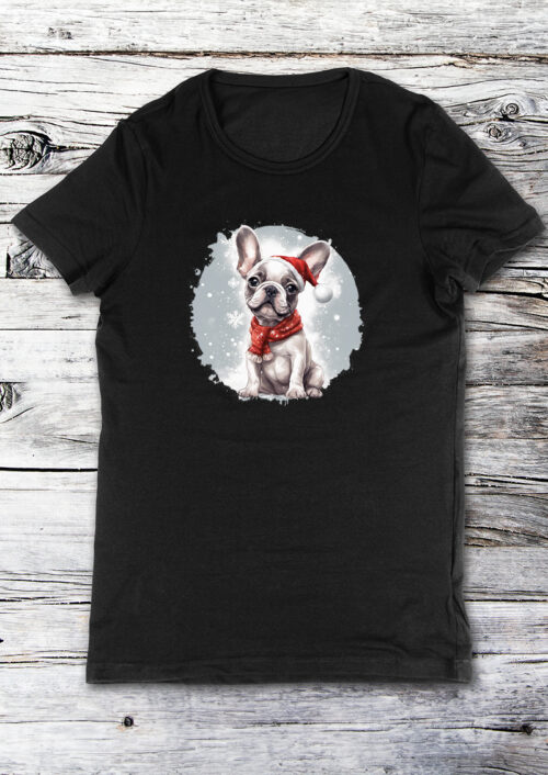 Christmas Bulldog, T-shirtfountain.nl, t-shirts bedrukken, kerst