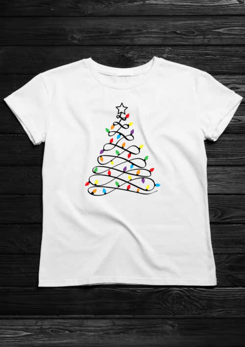 Christmas Lights, T-shirtfountain.nl, t-shirts bedrukken, kerst