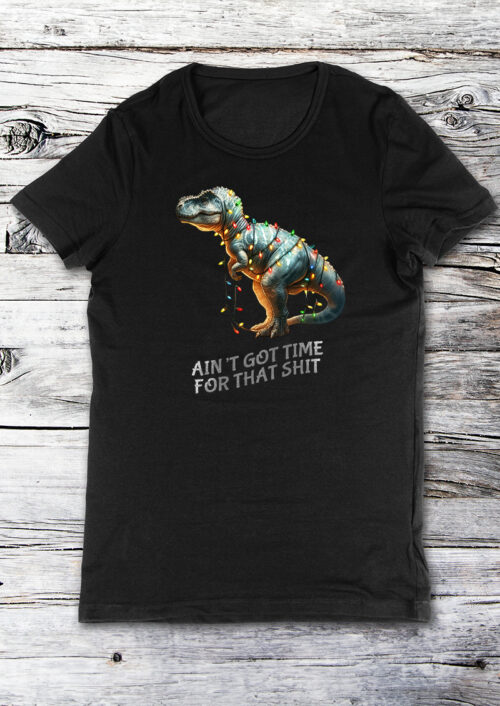 Christmas Dino, T-shirtfountain.nl, t-shirts bedrukken, kerst