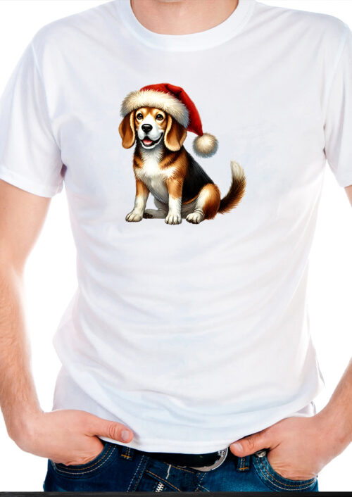 christmas beagle, t-shirtfountain.nl, t-shirtbedrukken, kerst