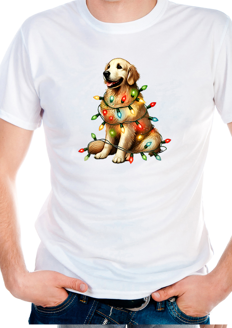 Christmas Golden Retrievers, t-shirtfountain.nl, t-shirtbedrukken, kerst