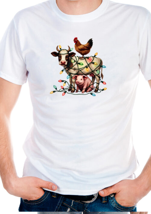 Christmas Animal Trio, t-shirtfountain.nl, t-shirtbedrukken, kerst