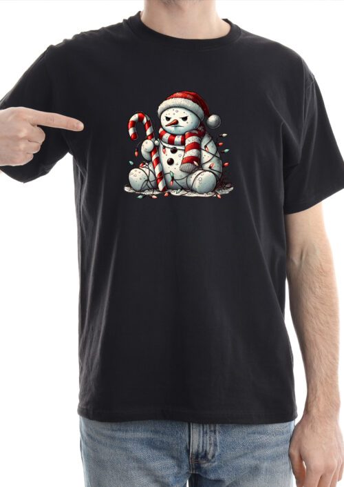 Grumpy Snowman, t-shirtfountain.nl, t-shirtbedrukken, kerst