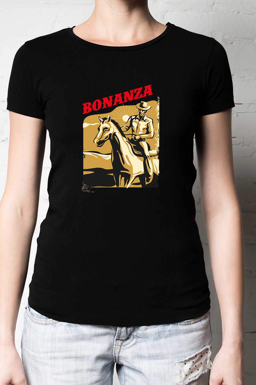 Bonanaza, Tv Show, T-shirtfountain, Western