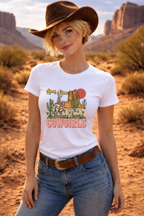 Long Live Cowgrils, T-shirtfountain, t-shirt, cowboy shirts, cowgirl shirts